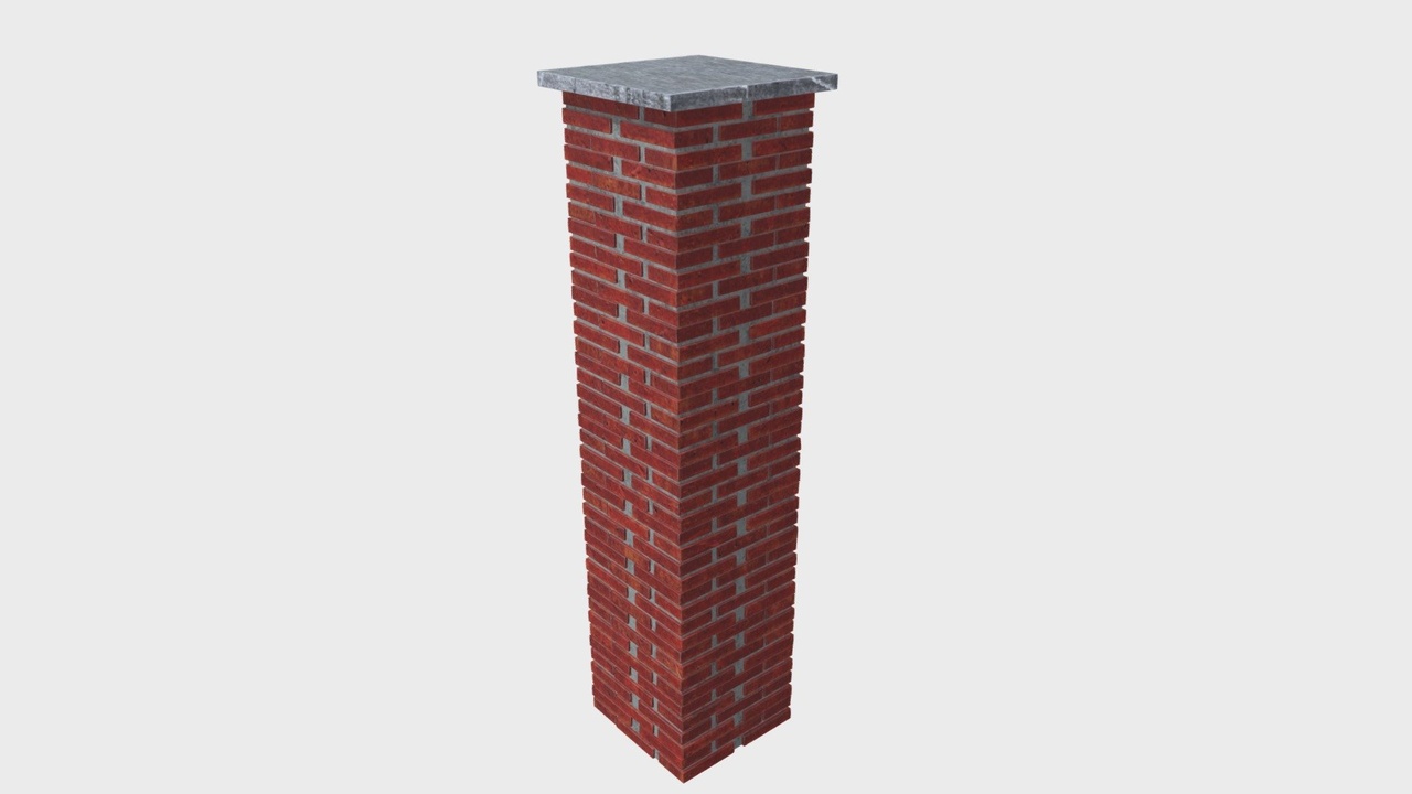 Media 1 for listing Brick pillar