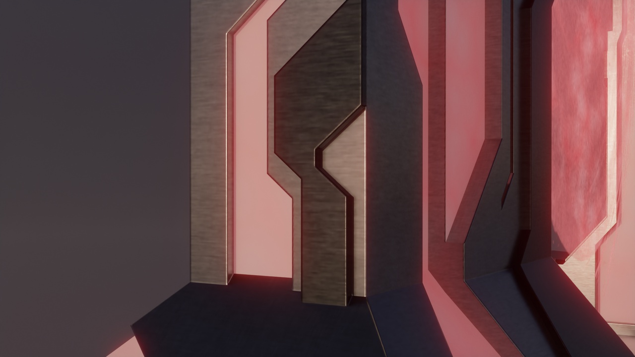 Media 1 for listing Alien Teleportation Gate – Red Variant – Sci-Fi Portal 3D Asset