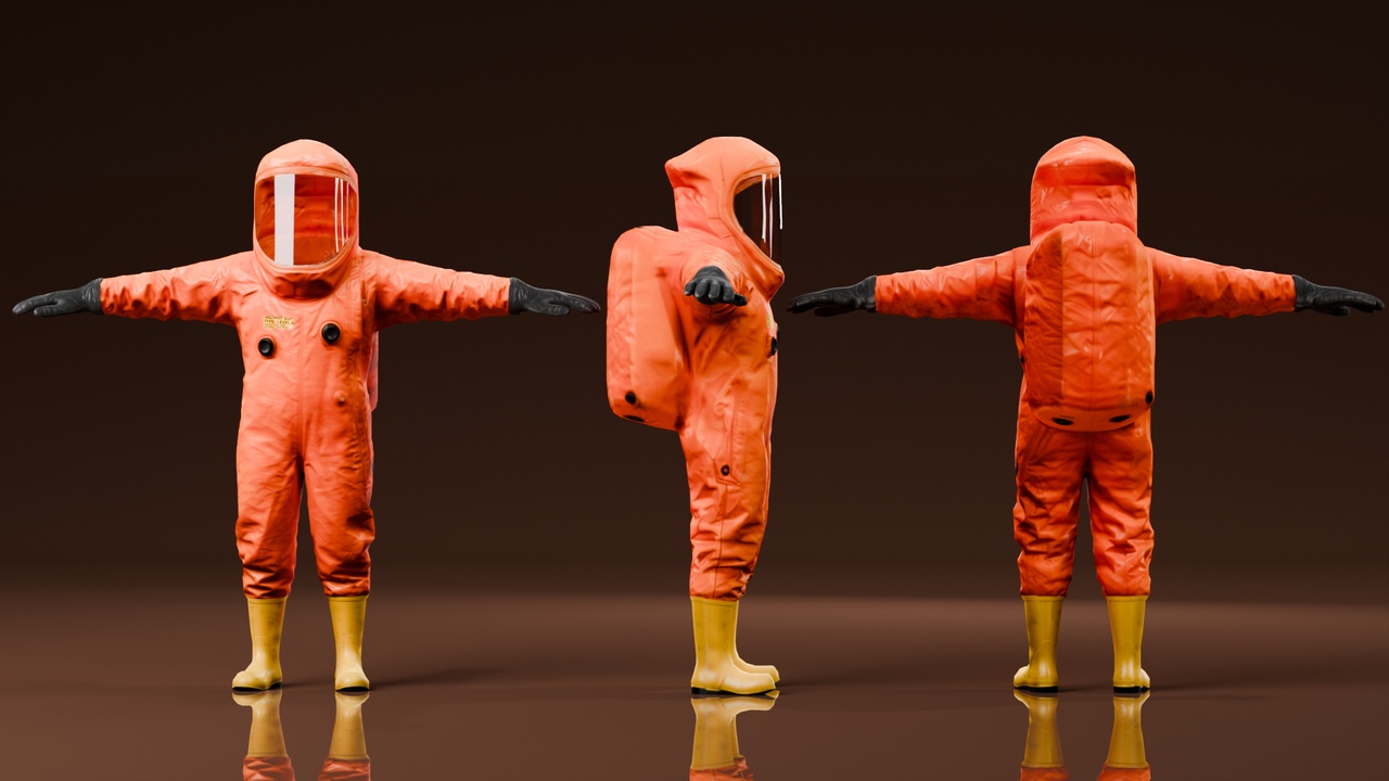 Media 1 for listing Hazmat Suit - Rigged