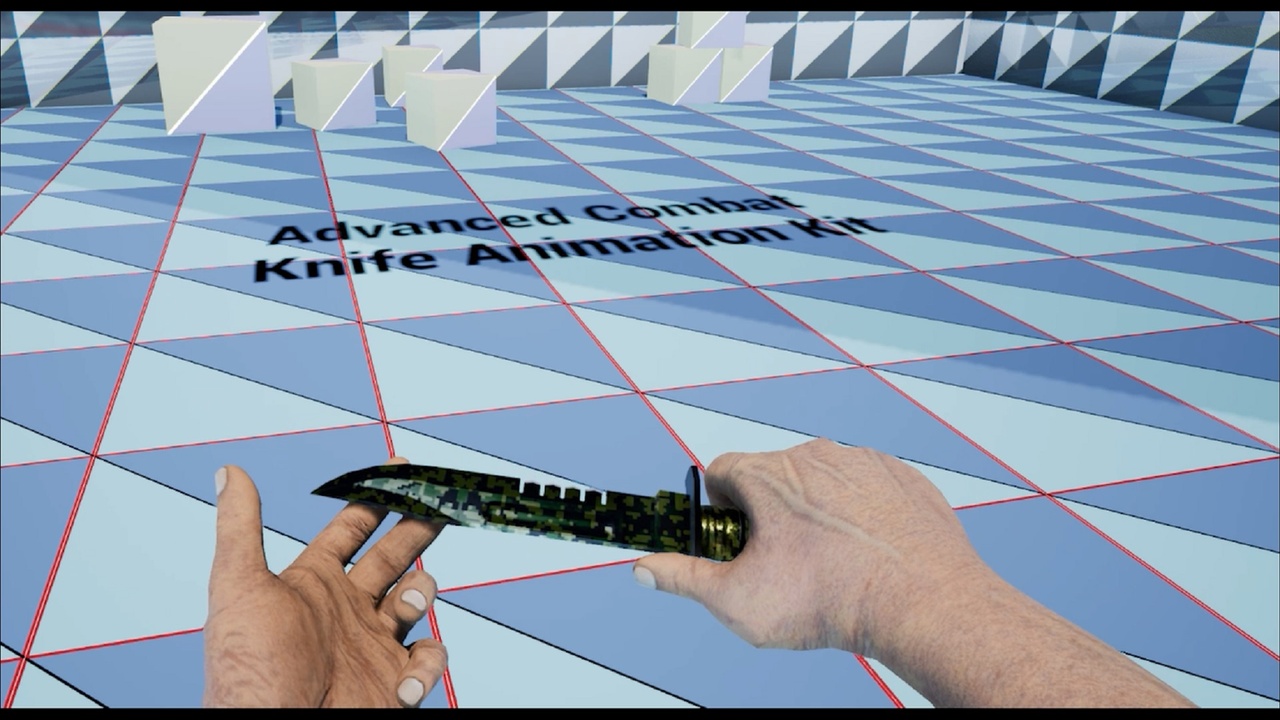 Media 1 for listing Advanced Combat Knife Animation Kit