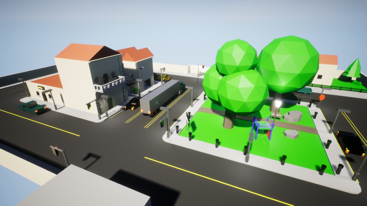 Media 1 for listing LOW POLY CITY PACK VOL.1