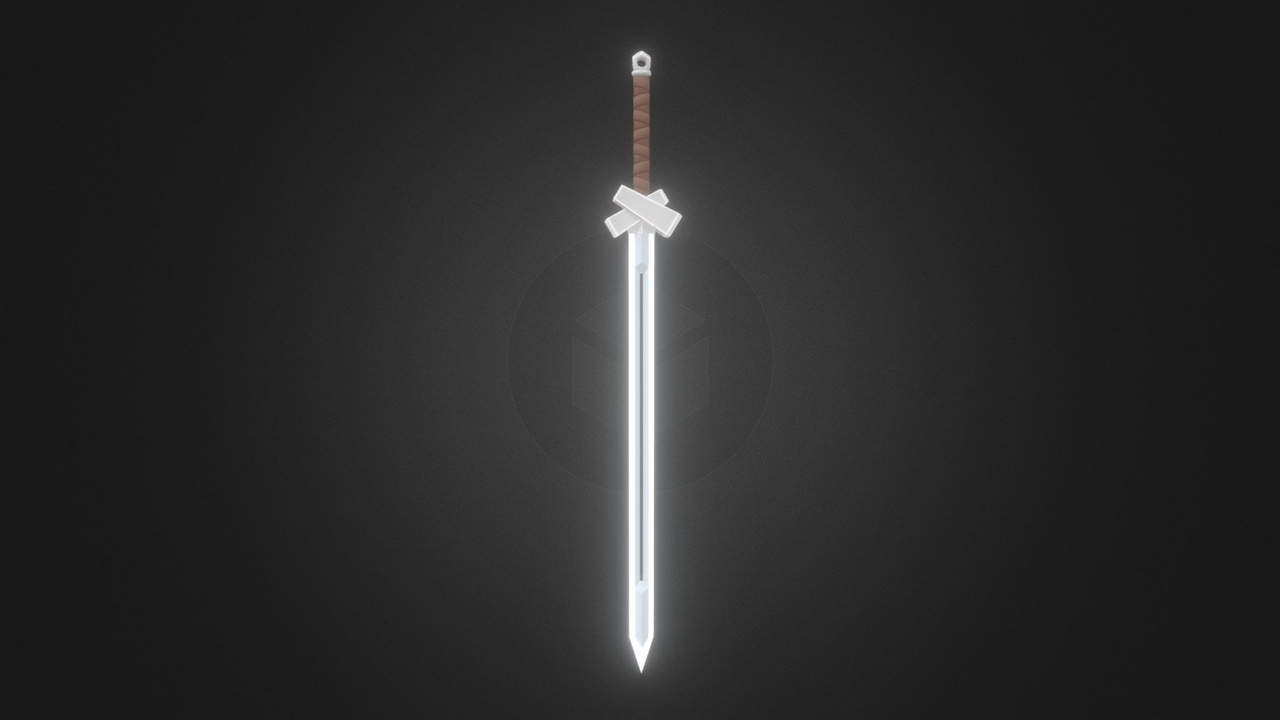 Media 1 for listing Low Poly Game Ready Sword Stylized