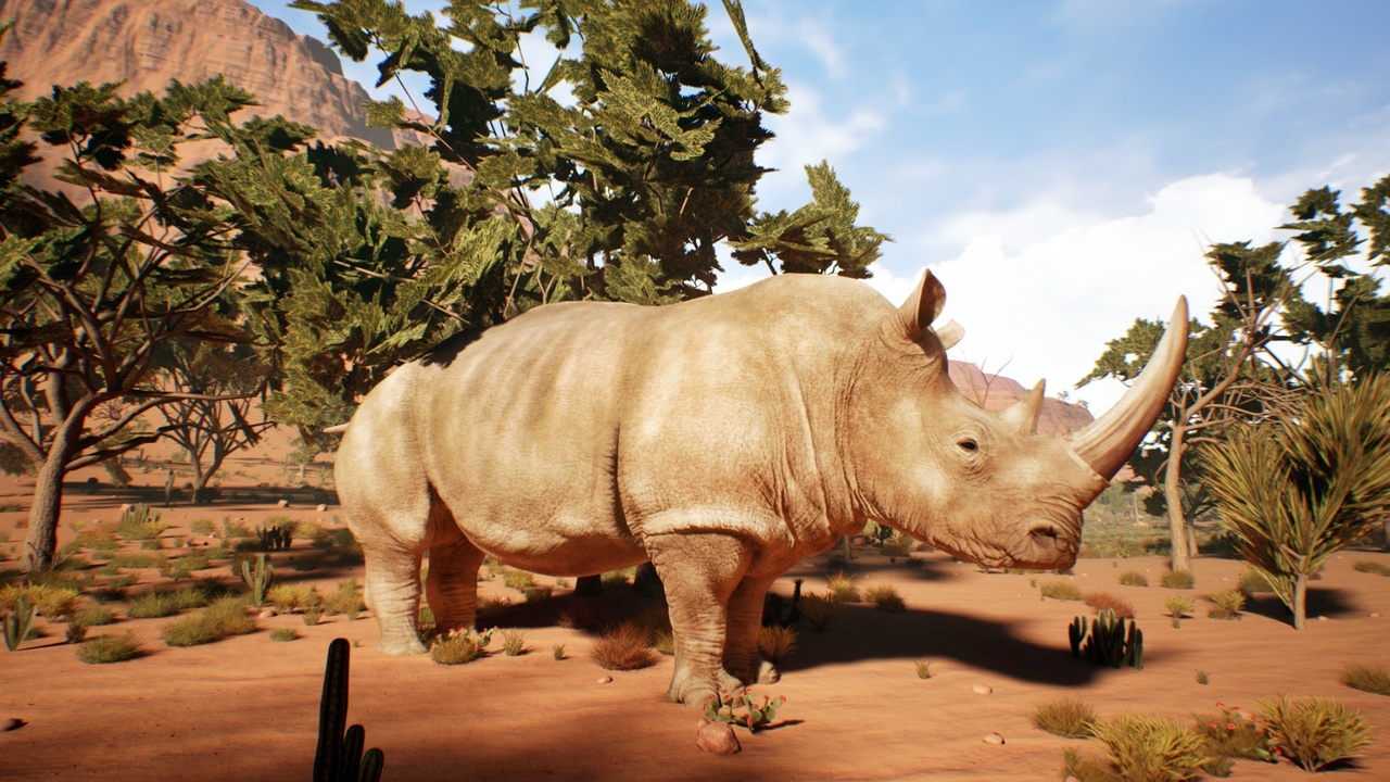 Media 1 for listing Gold Rhino – Premium Wildlife Variant | Game-Ready, Rigged & Animated