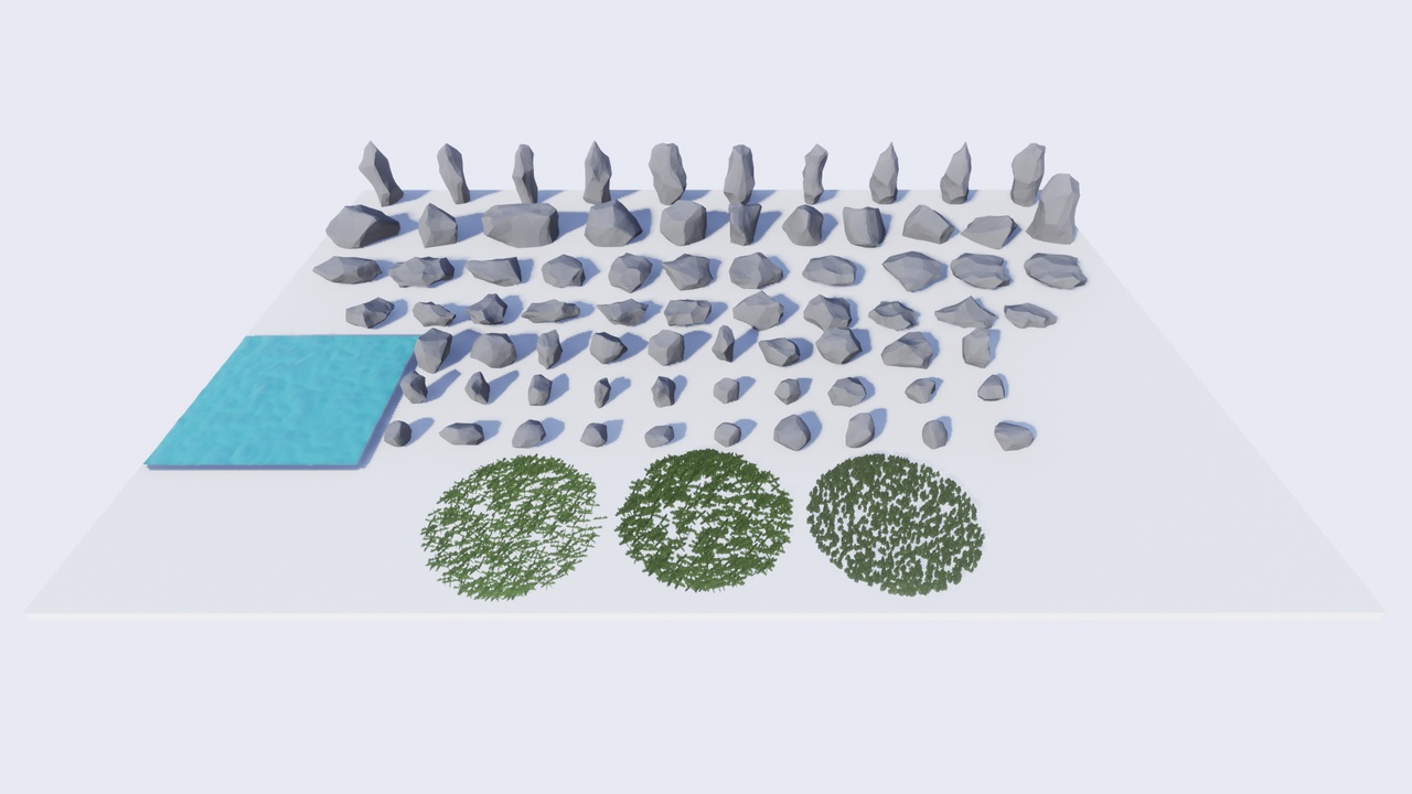 Multimedia 1 para anuncio Low Poly: Rocks and Stones