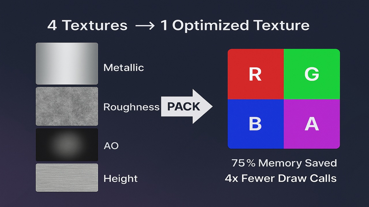Package name Channel Pack Studio - Advanced Texture Channel Packer | Fab