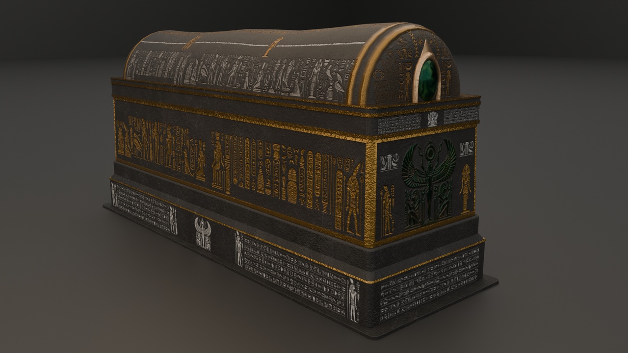 Media 1 for listing Egyptian Stone Coffin