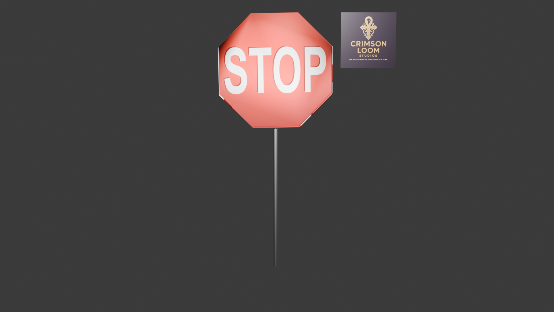 Stop Low Poly Stop Sign – Game-Ready 3D Prop (Low Poly) | Fab