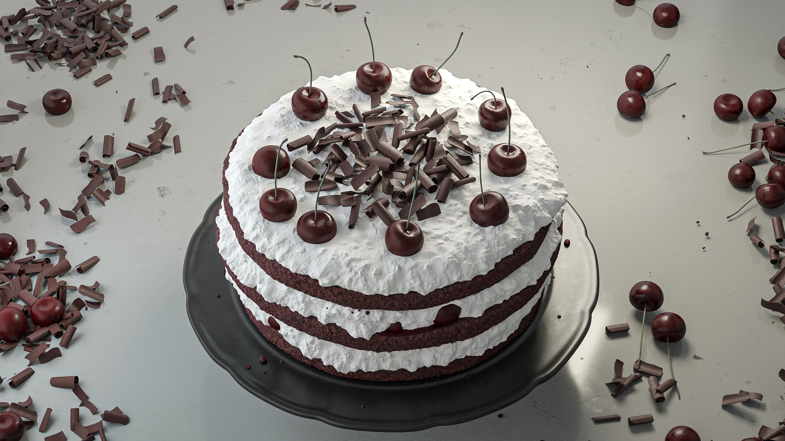 black cherry cake 제품 등록을 위한 미디어 1개