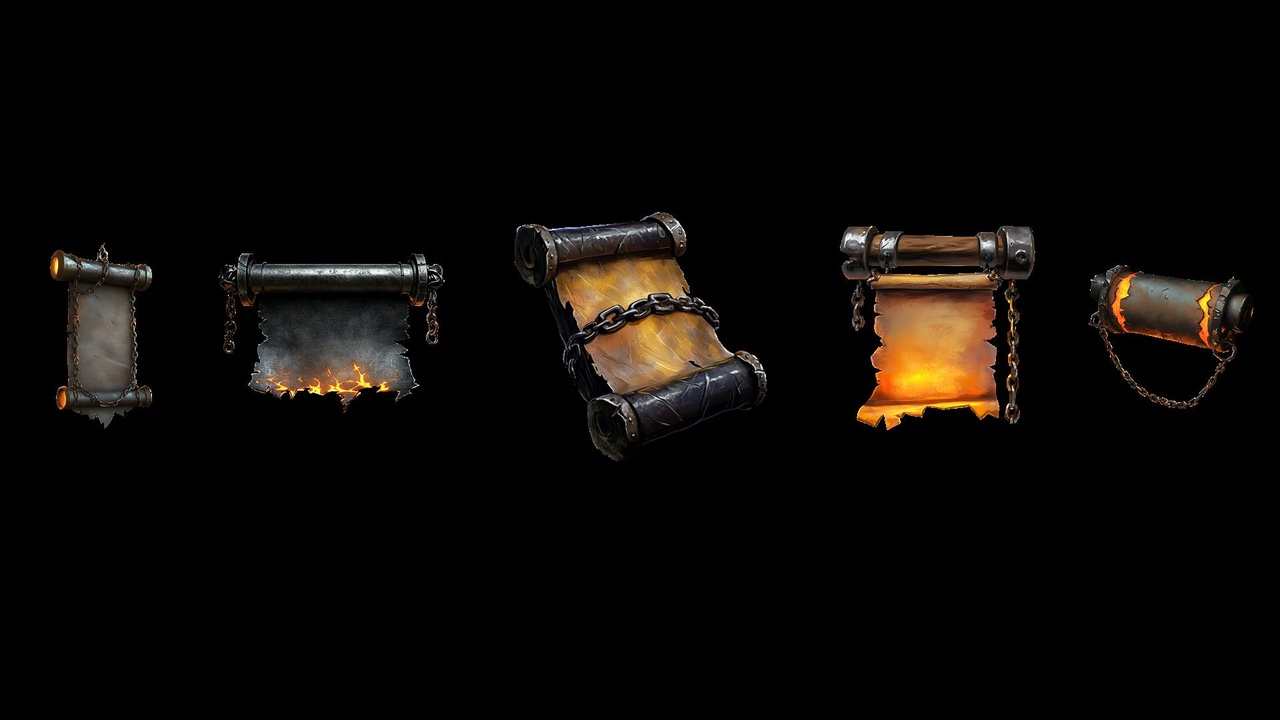 Media 1 for listing Metallic Scrolls