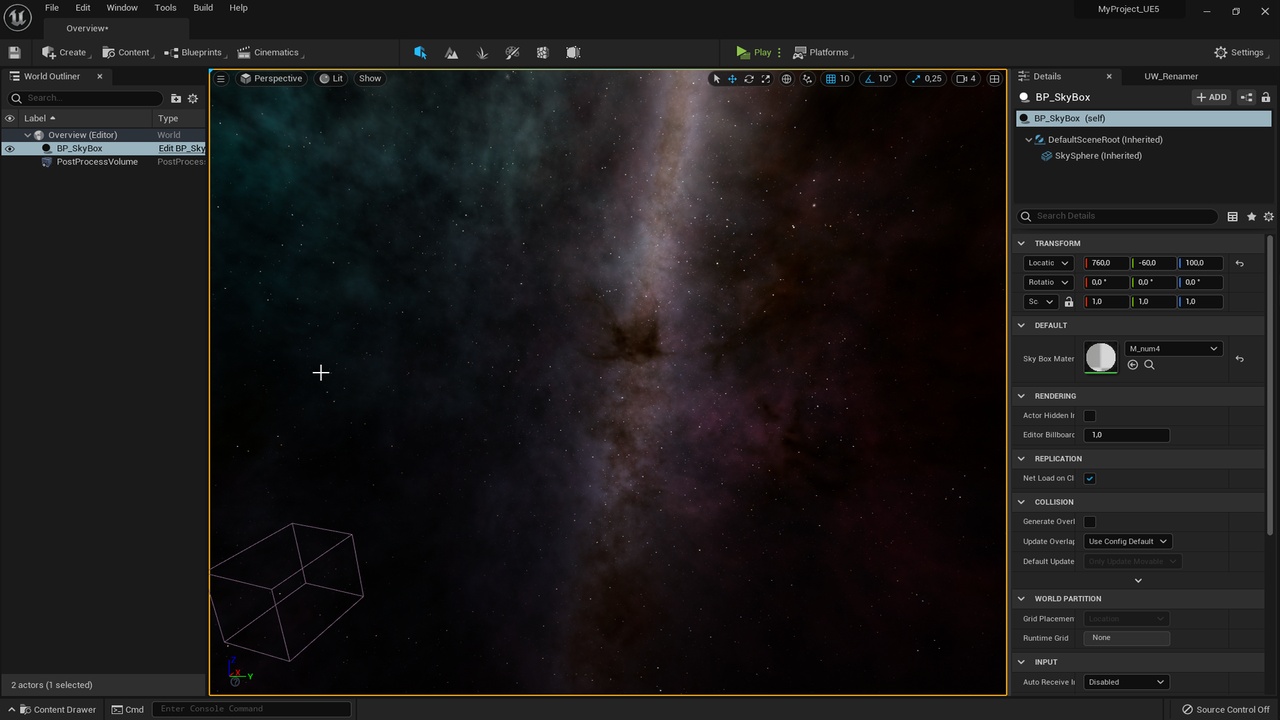 Media 1 for listing SkyBox: Lonely Space