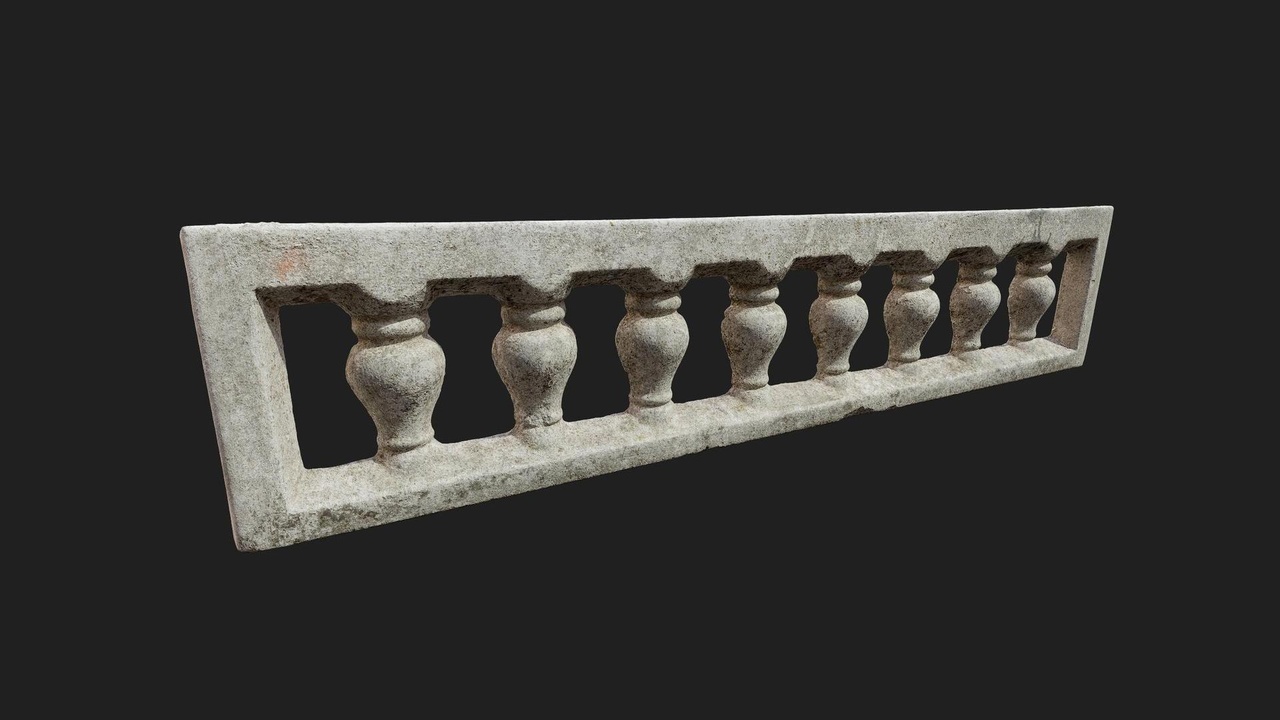 Media 1 for listing Urban Miscellaneous Balustrade Plain Concrete Weathered