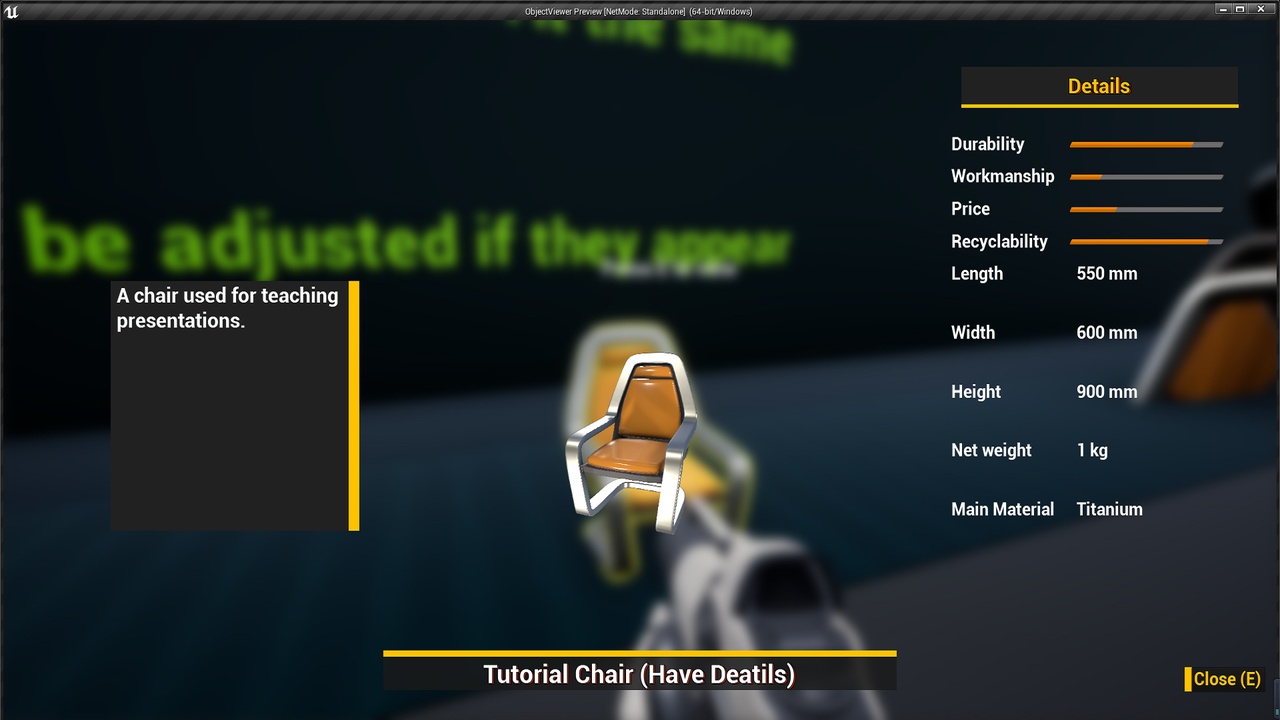 Media 1 for listing Scifi Object Viewer with Materials