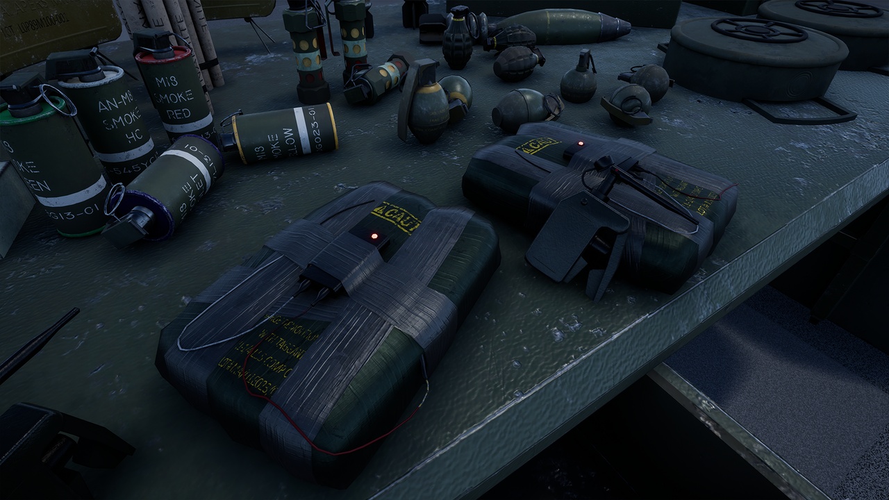 Media 1 for listing Knives, Explosives, and Ammunition - Military Props Pack