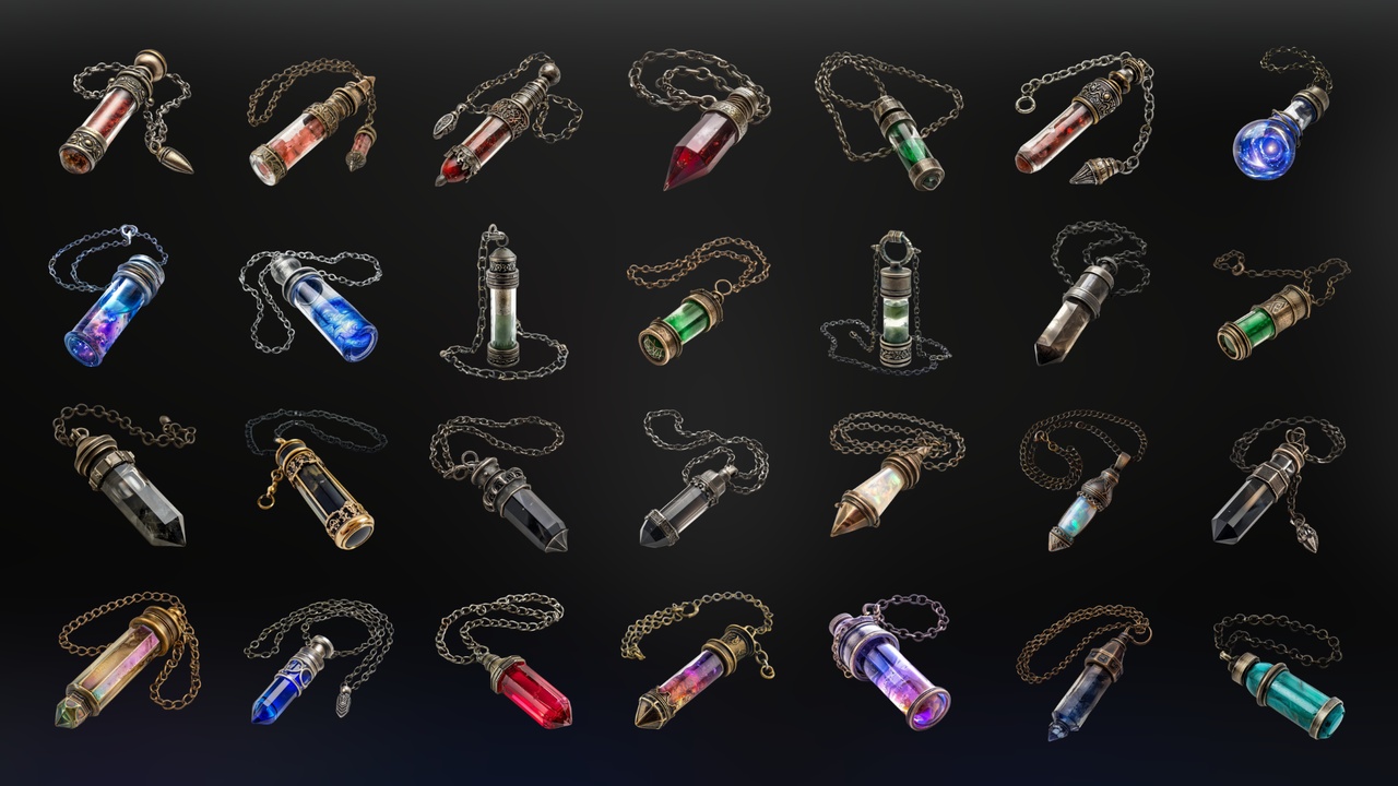 Media 1 for listing Amulets on a Chain - Icon Pack