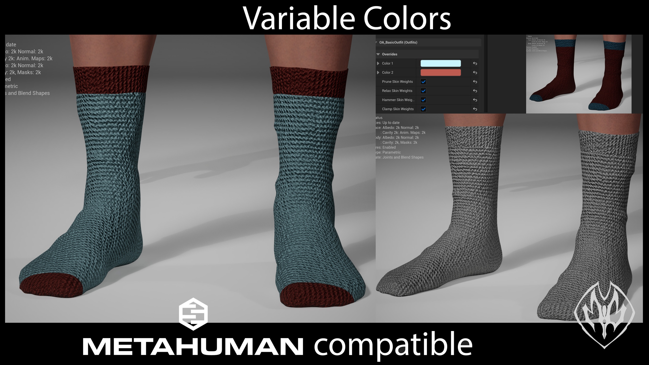 Media 1 for listing Woolen Socks for Metahumans