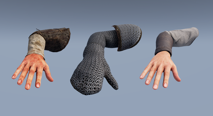 Animated Medieval First Person Arms Pack | Fab