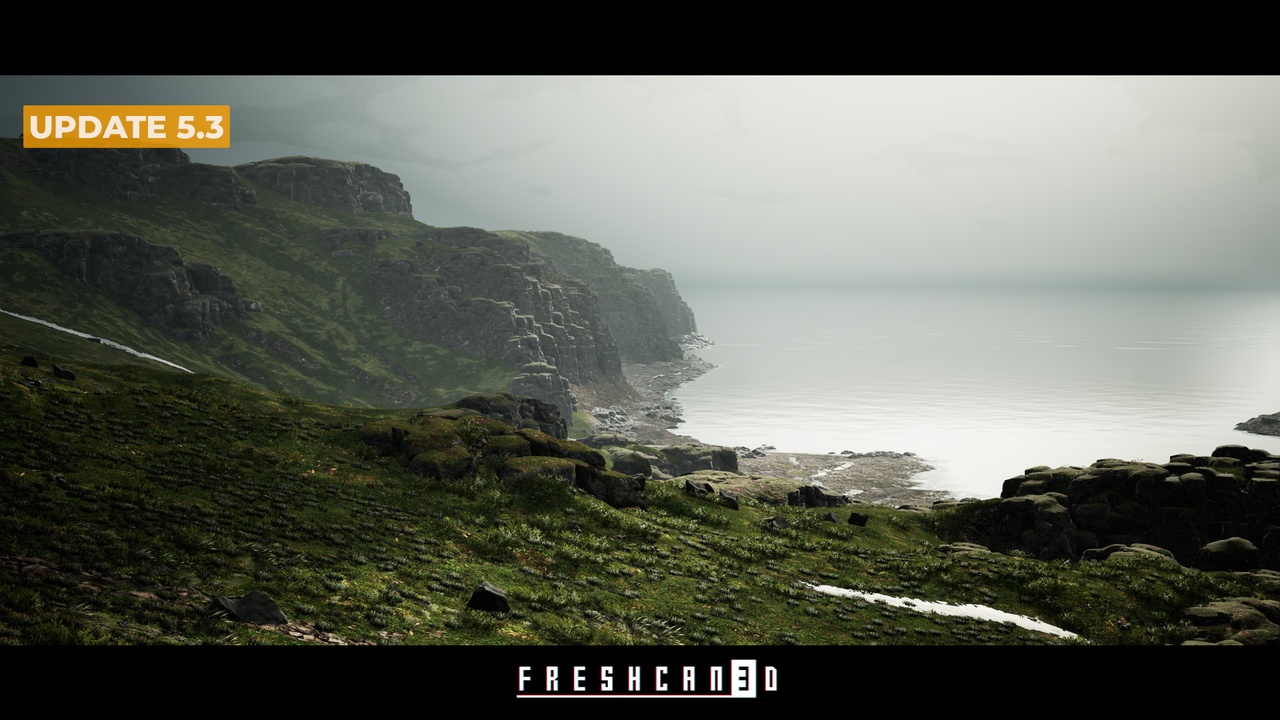 File multimediali per l'articolo Northern Island Landscape Pack 4x4 km ( Landscape ,Scottish , Island Landscape ): 1