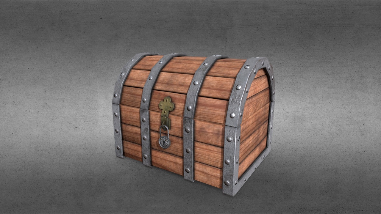 Media 1 for listing Renaissance Wooden Chest