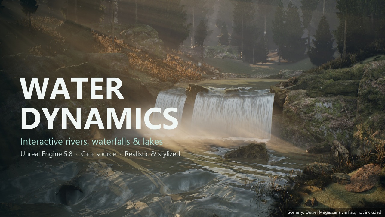 Media 1 for listing Water Dynamics — Interactive Rivers, Waterfalls & Lakes