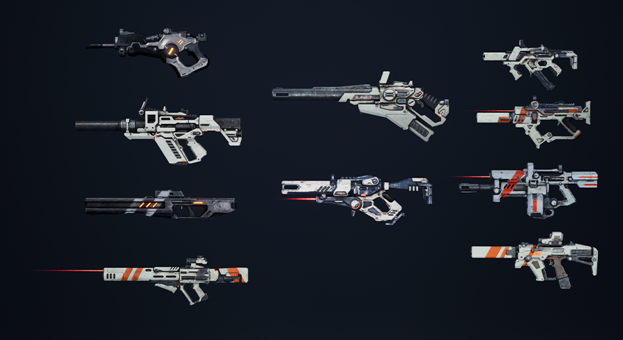 Sci Fi Pack Gun Vol.1 | Fab