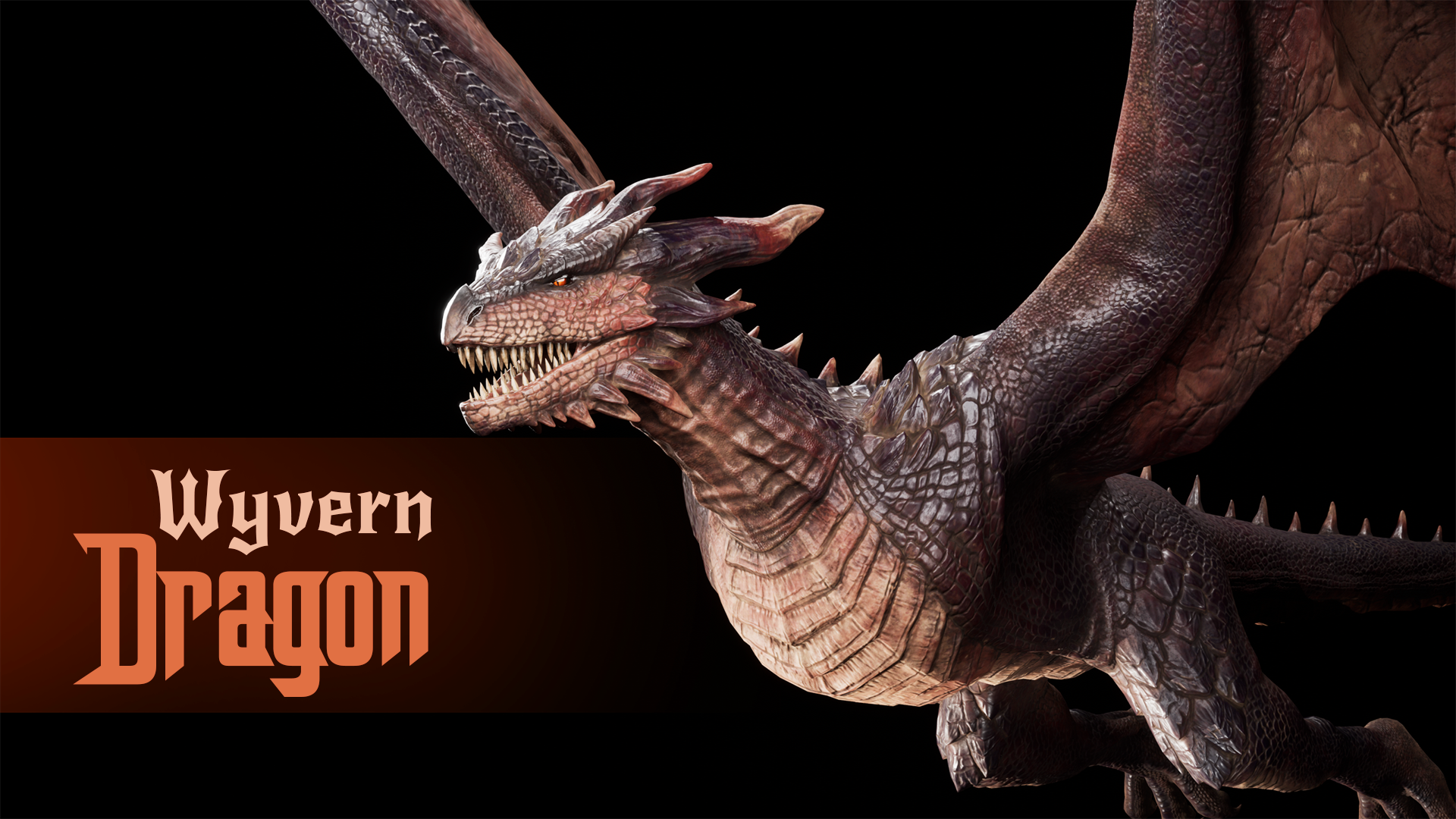 Red Wyvern Dragon | Fab