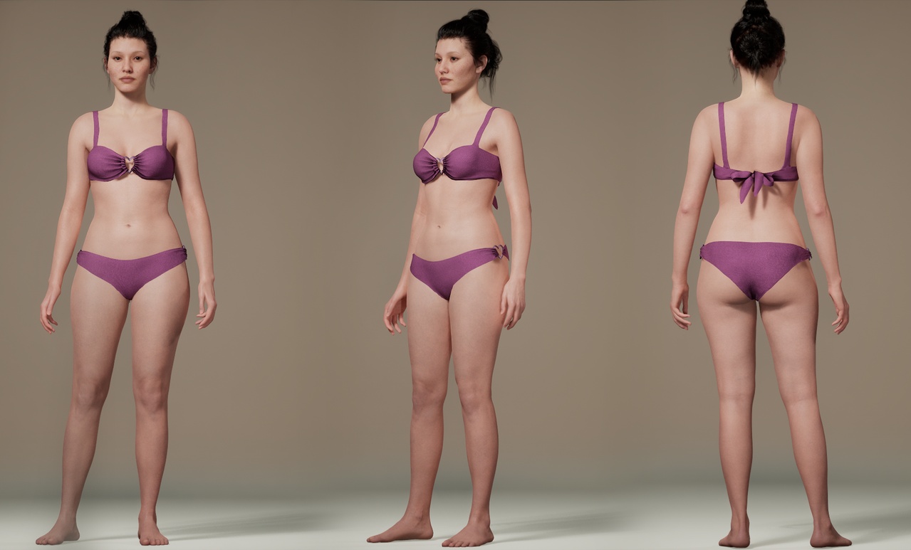 Media 1 for listing Bikini Collection Vol. 1 - Metahuman Compatible (Parametric, Recolorable