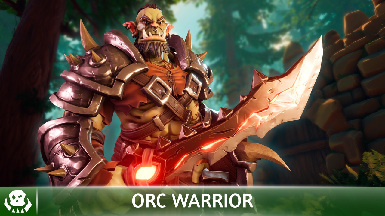 Media 1 for listing Stylized Orc Warrior