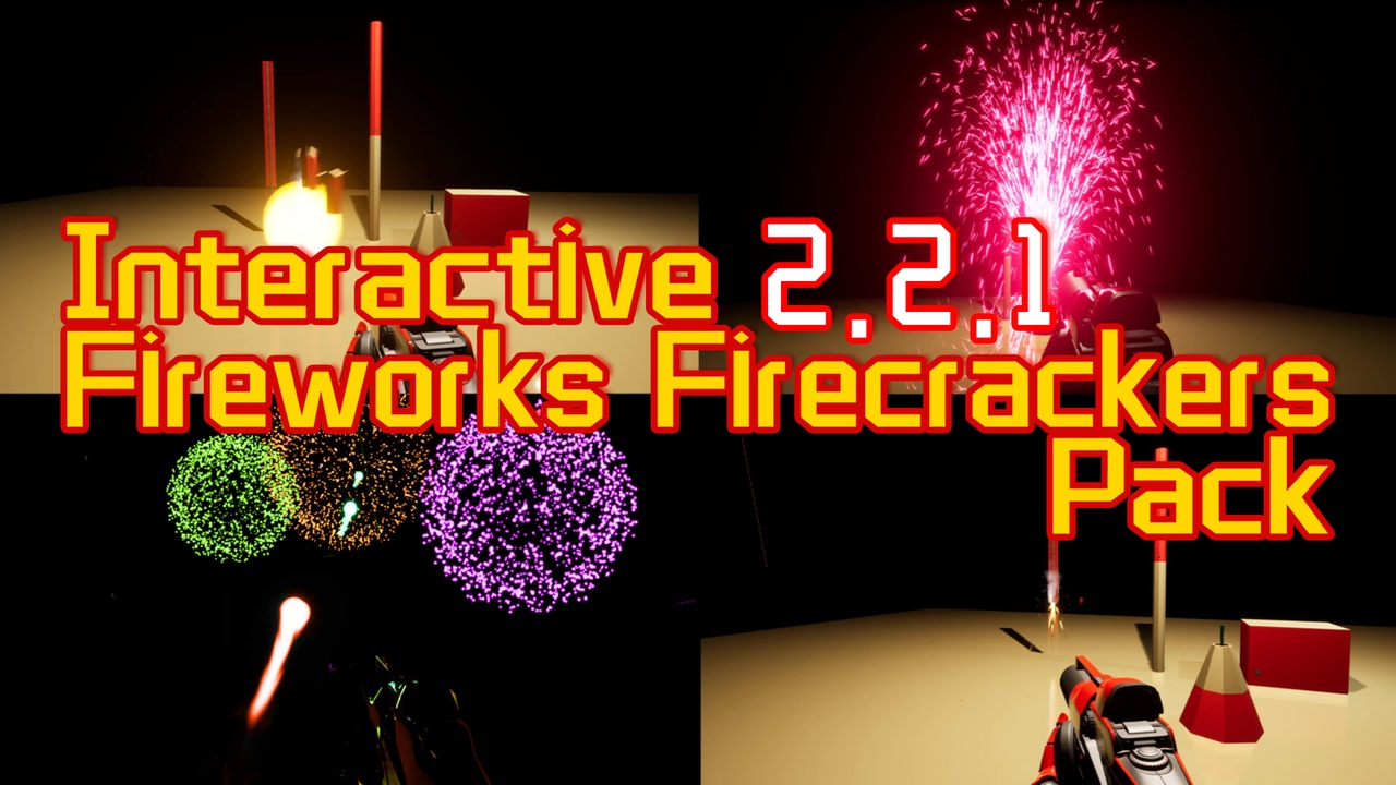 Media 1 for listing Interactive Fireworks Firecrackers Pack