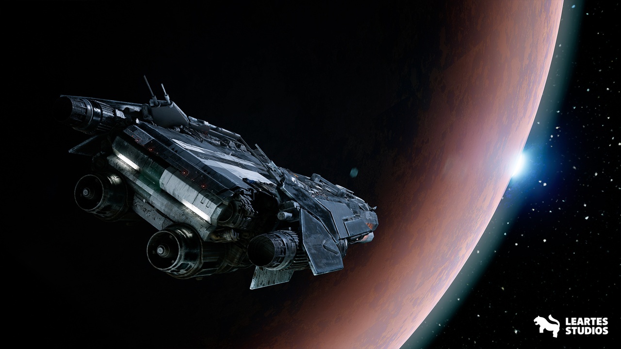 Media 1 for listing Sci-Fi Space Cargo Ship