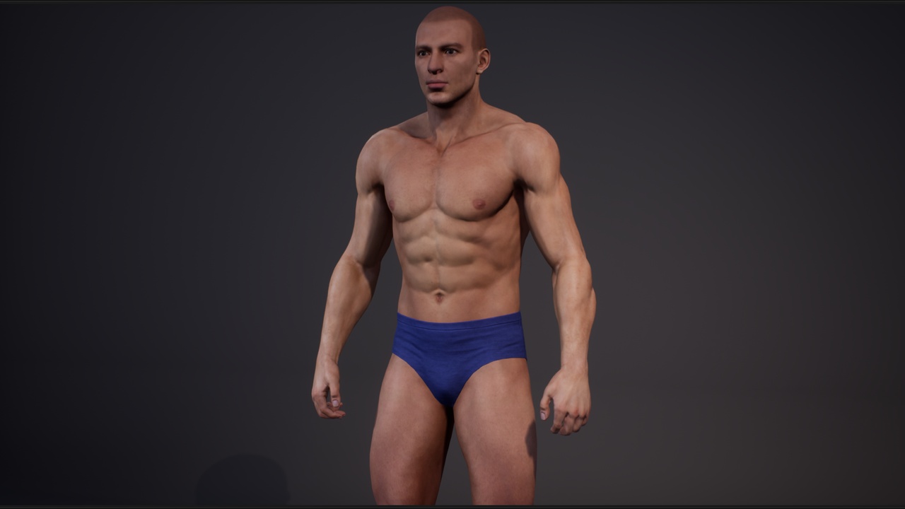 Media 1 for listing Muscular Man(BodyBuilder)