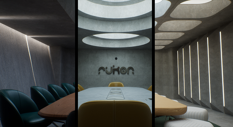 Brutalist Office