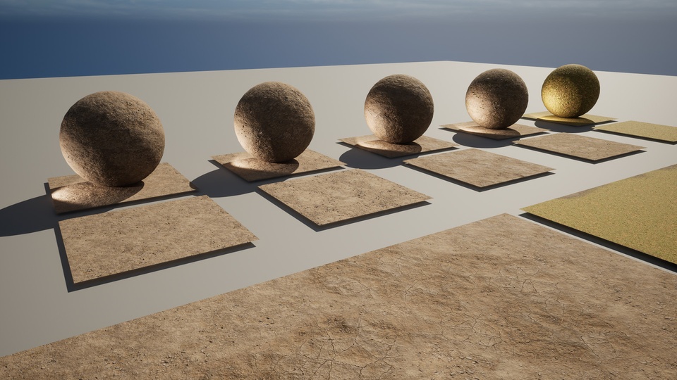 Ground Material Texture Pack (Advanced Materials / 5 Variations) | Fab