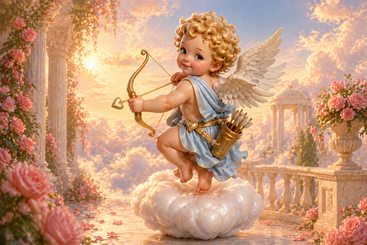 Media 1 for listing "Cupid on a Cloud"