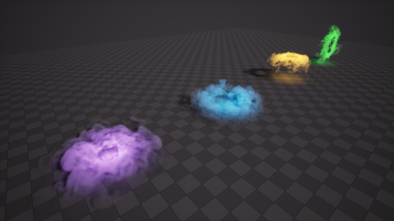 Smoke Vortex Niagara Fluids 제품 등록을 위한 미디어 1개
