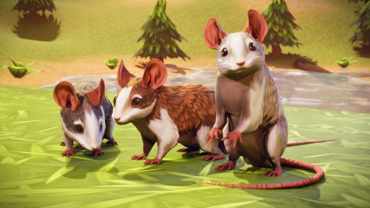 Media 1 for listing Stylized Rat Critter Mob with Reactive AI