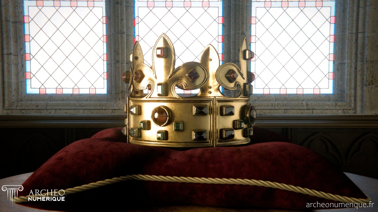 Media 1 for listing Medieval Royal Crown | Coronation Crown of France