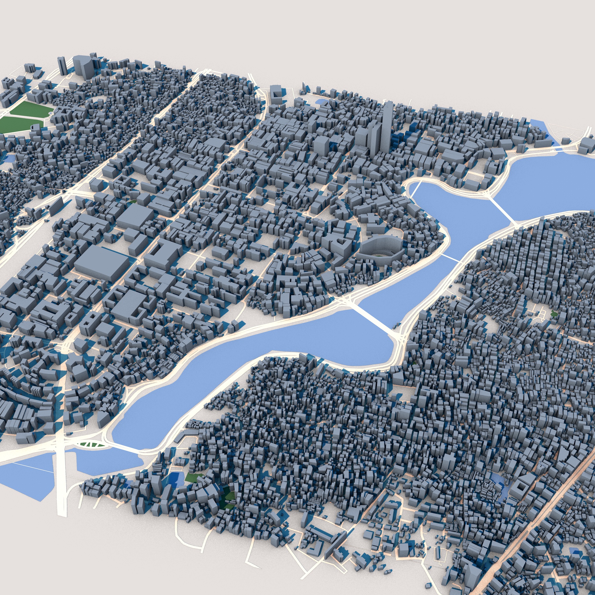 Dhaka City Bangladesh | Detailed Urban Landscape 3D Model | Fab