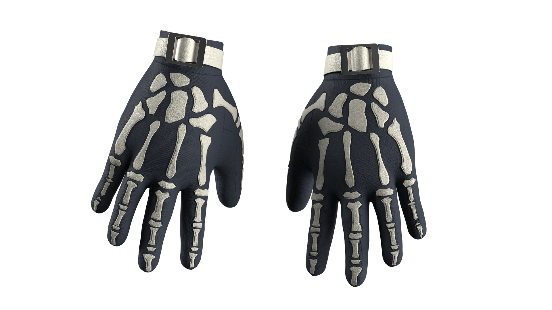 Media 1 for listing Skeleton Racing Gloves | High Poly
