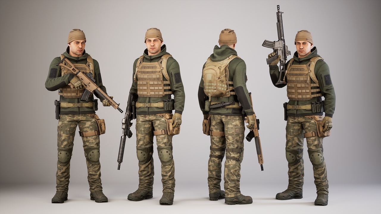 Media 1 for listing Casual Military Soldier 28