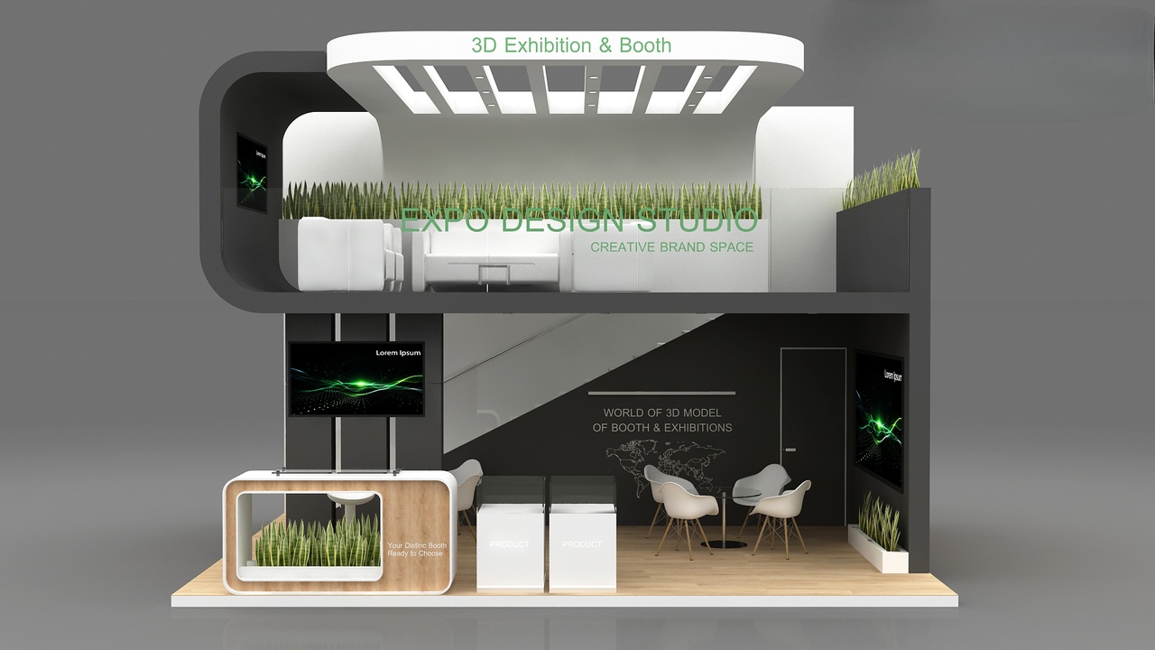 Media 1 for listing exhibition stall kiosk booth