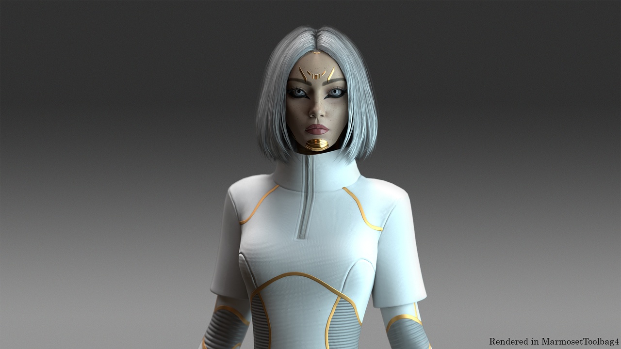 Media 1 for listing Futuristic Girl