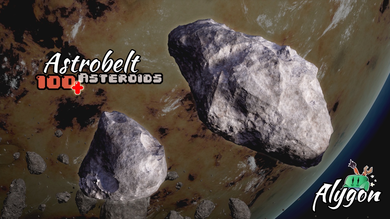 Media 1 for listing Astrobelt - 100+ space asteroids