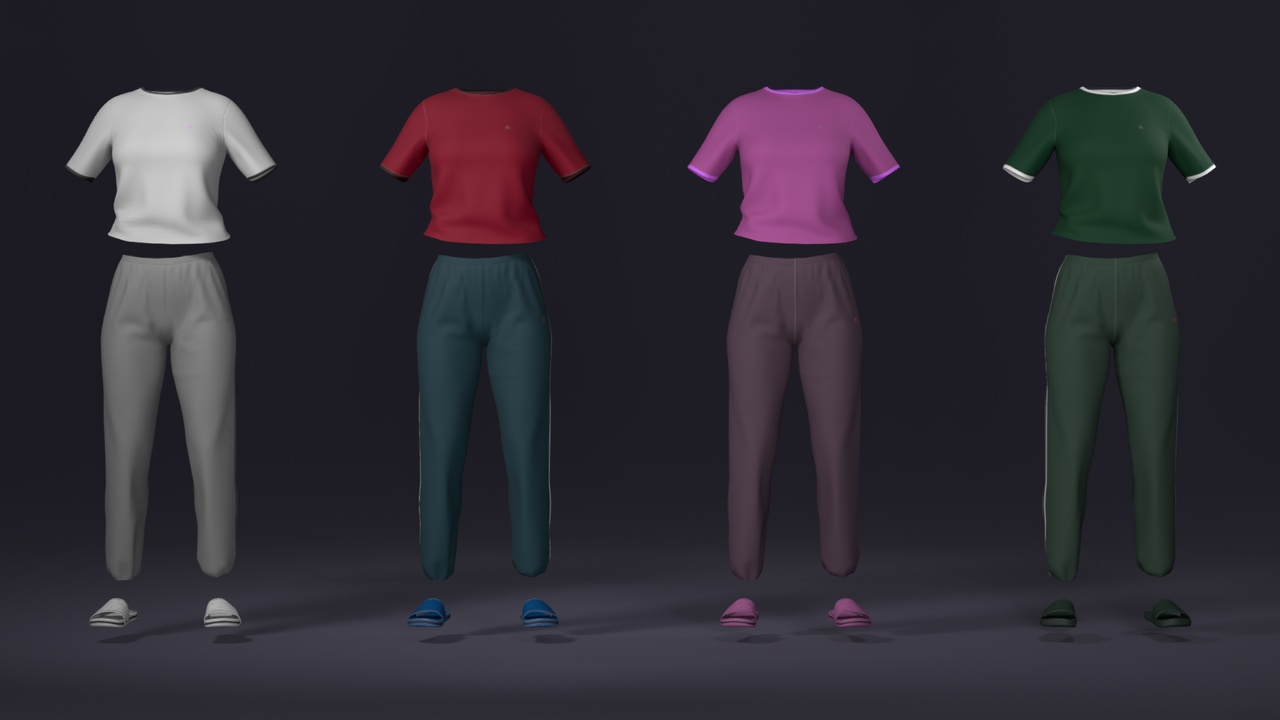Media 1 for listing MetaOutfits - Casual Wear - Female Outfit
