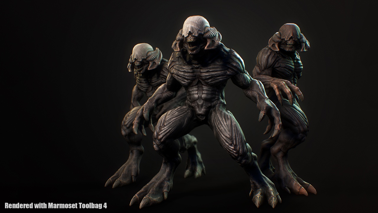 Media 1 for listing Horror Demon Creature v1 with 66 animations