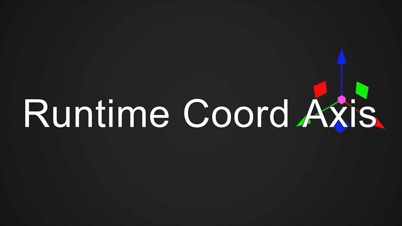 Media 1 for listing Runtime Coord Axis