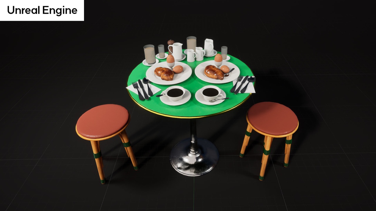 Media 1 for listing French Café Breakfast Table Set