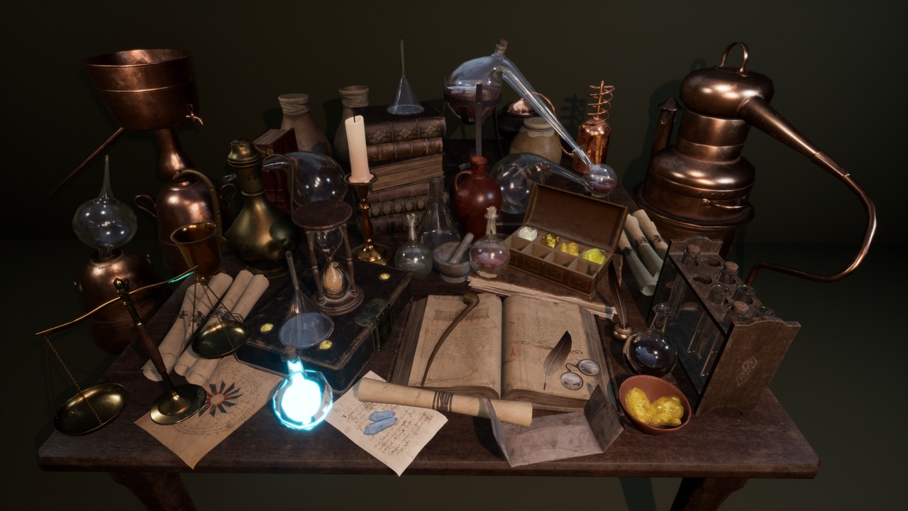 Медиа 1 для объявления Medieval Props Vol 4 - Alchemy