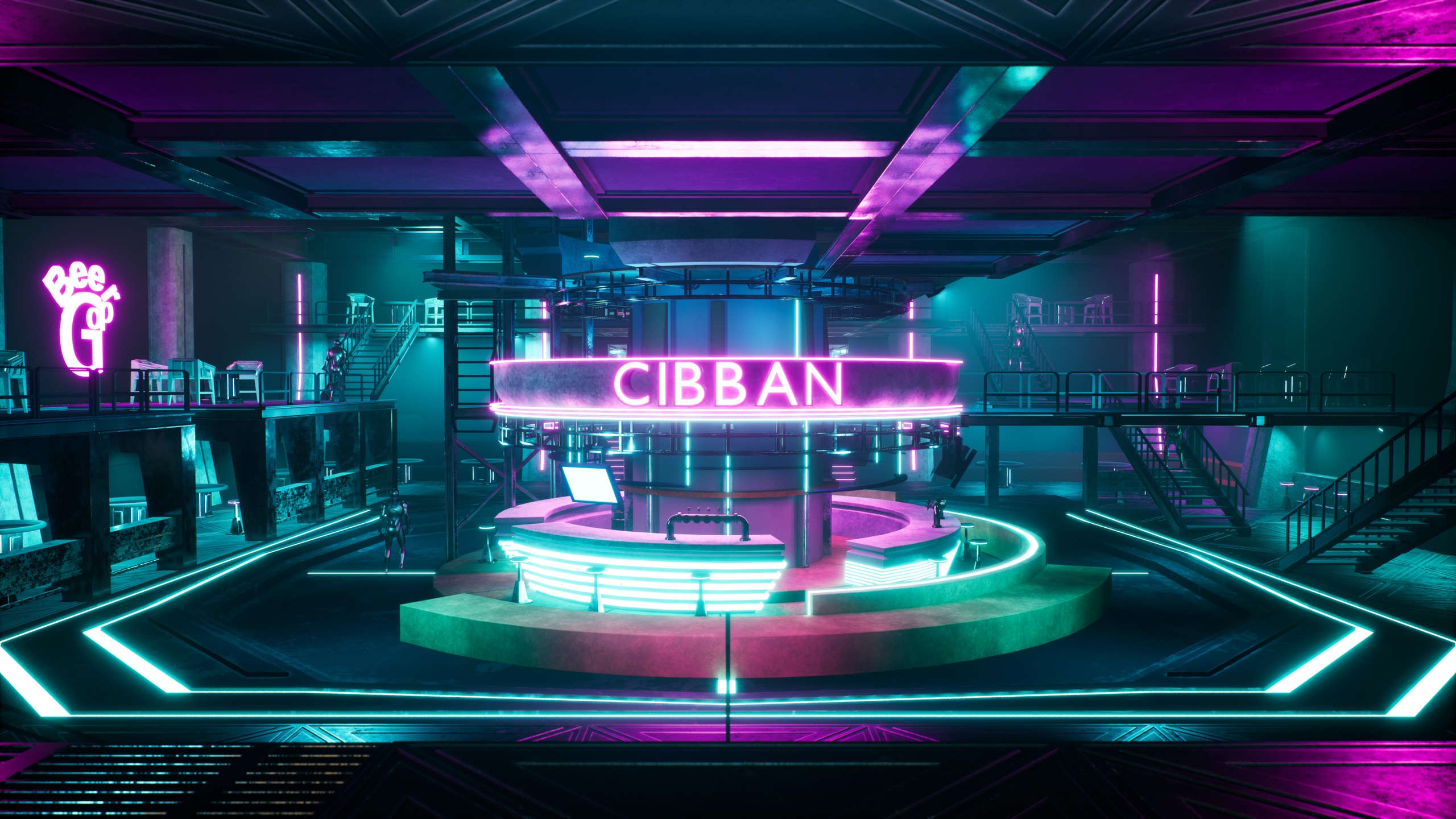 Média 1 pour l'article Cyberpunk / Sci - Fi Underground Bar / Pub