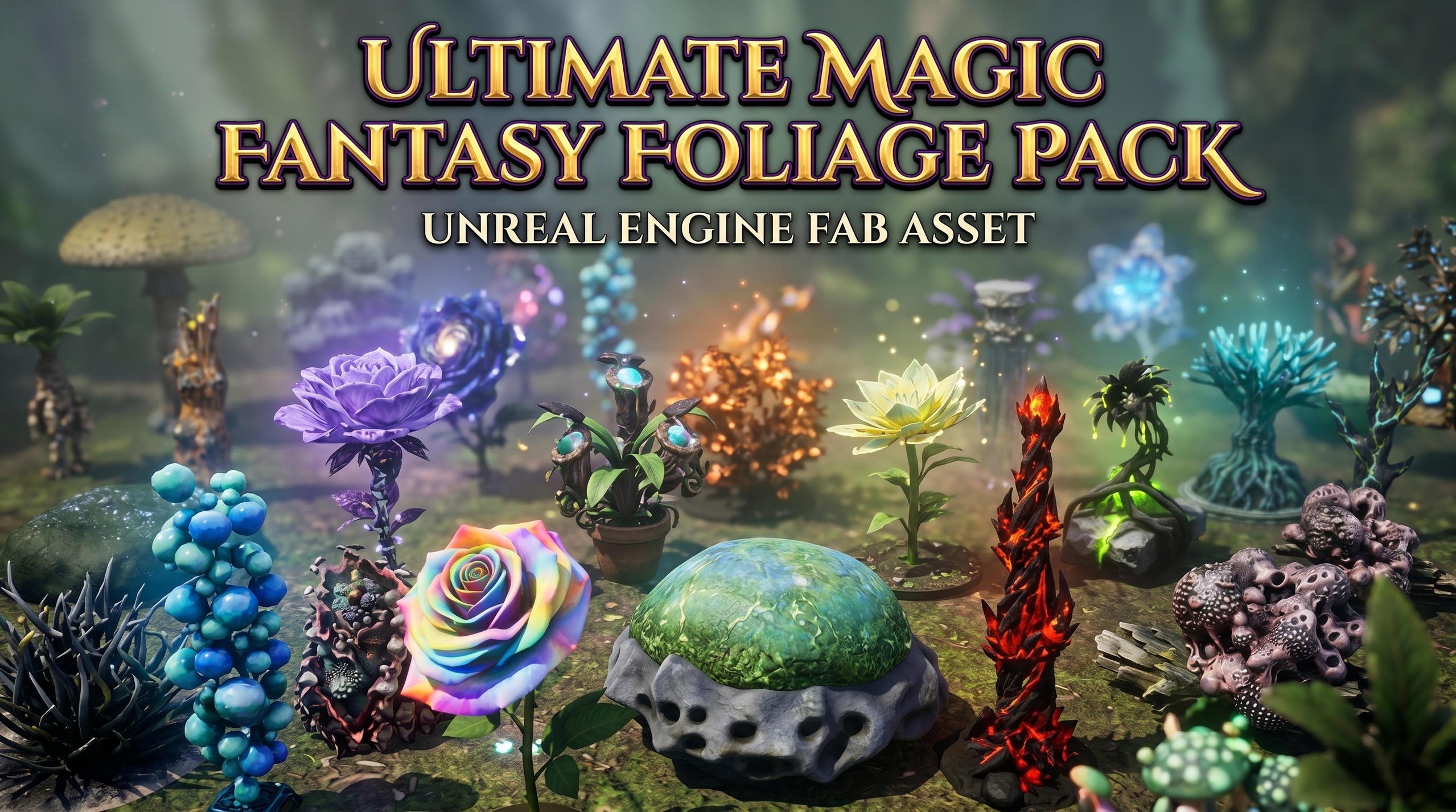 Ultimate Magic Fantasy Foliage Pack | Fab