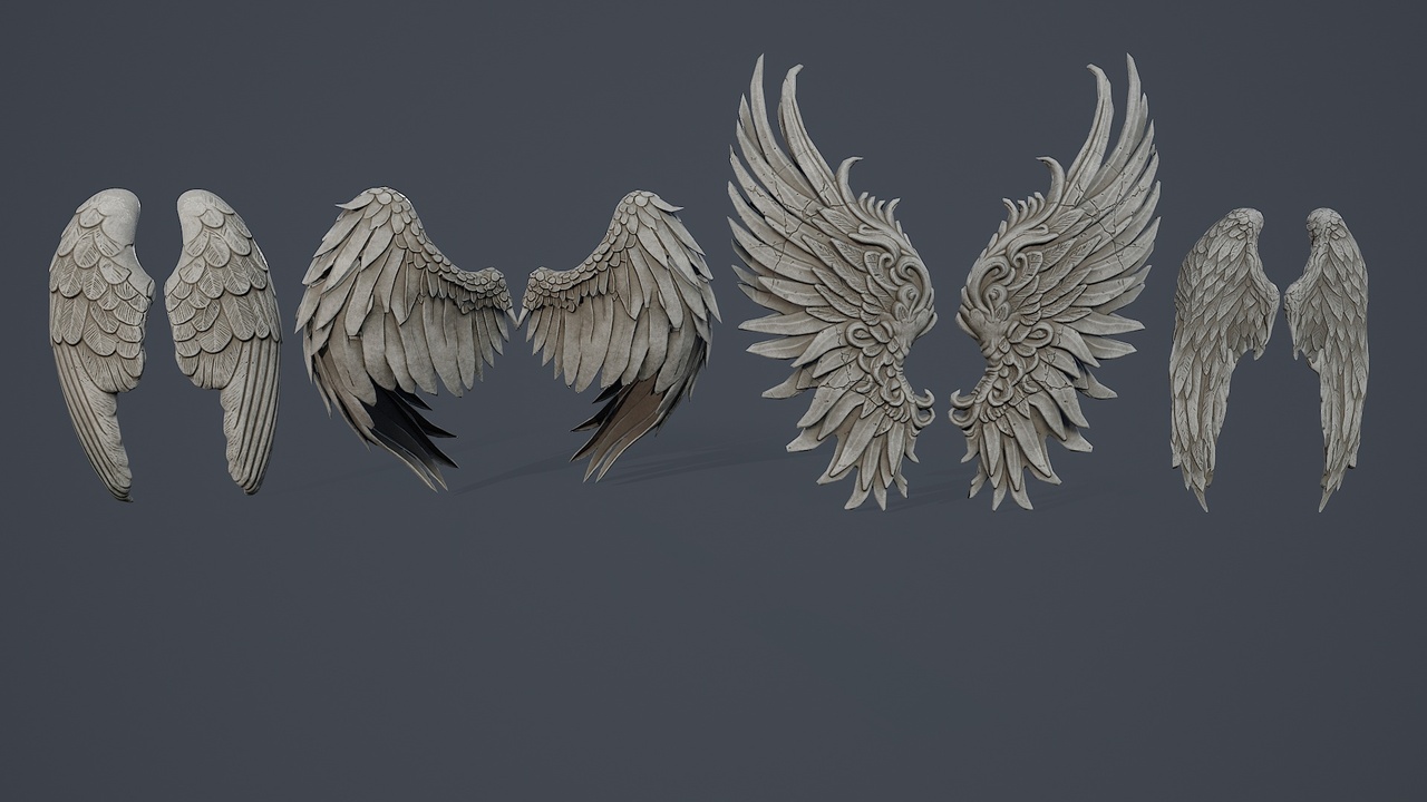 Media 1 for listing Angel Wings PBR